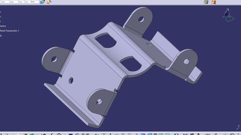 CATIA_鈑金件建模練習(xí)