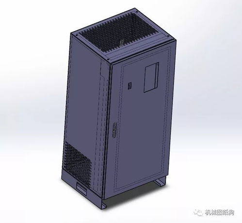大功率電源柜柜體鈑金結(jié)構(gòu)3d圖紙 solidworks設計