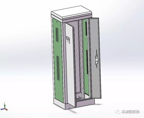 網(wǎng)絡(luò)機柜外殼鈑金結(jié)構(gòu)3d圖紙 solidworks設(shè)計